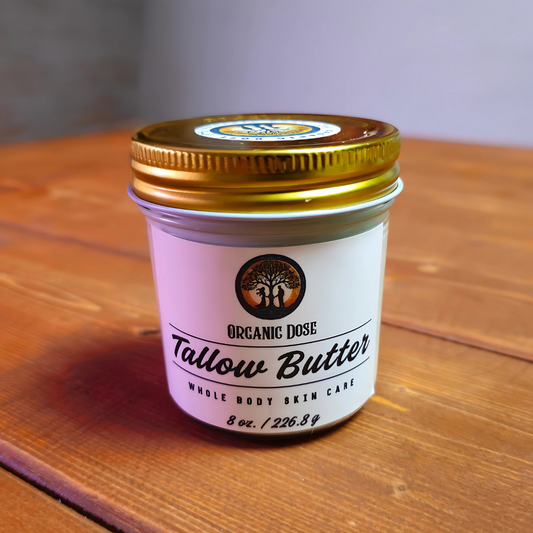 Whipped Grass-Fed Tallow Butter | All-Natural Moisturizer for Dry and Sensitive Skin