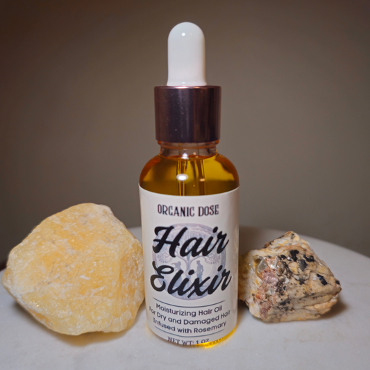 Hair Elixir - Moisturizing Hair Oil | 100% Natural Rosemary Hair Oil | For Dry and Damaged Hair