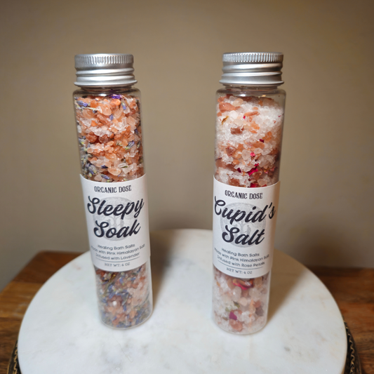 Wildflower Infused Bath Salts | Spa Gift for Her | 4 oz.